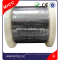 MICC J tipo clase 1 FeCuNi Iron const termopar cable desnudo